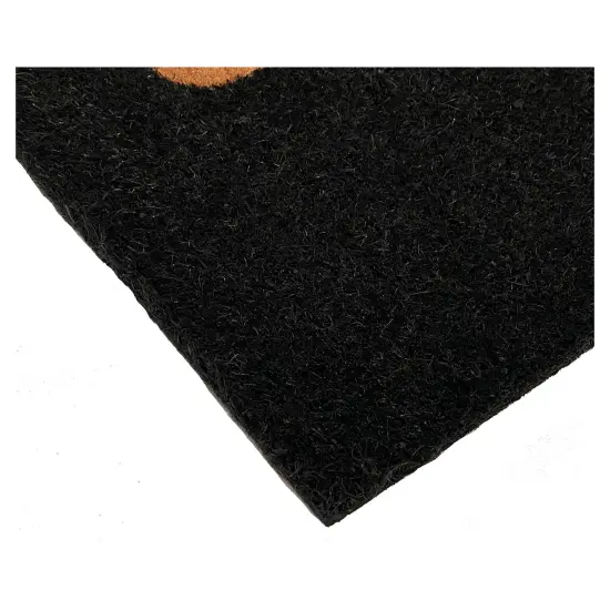 106112436 Arch Hello Black Doormat {2}