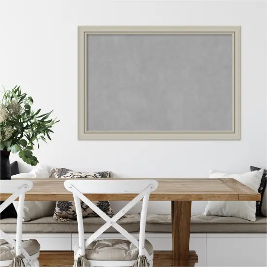 Magnetic Boards, Home Office Boards (40x28 in.) Romano Silver Narrow Framed Organization Boards {4}