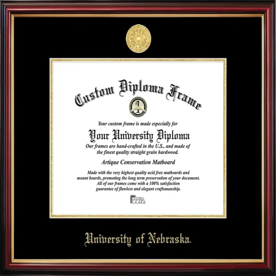 University of Nebraska Petite Diploma Frame {1}