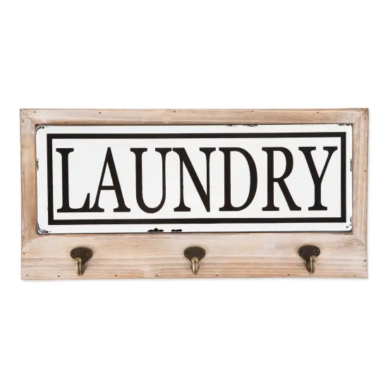 DII Polyester Bin Variegated Black Rectangle Small {1}