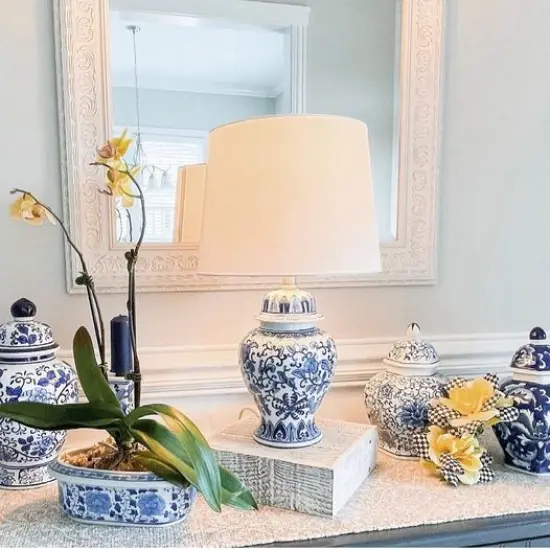 Rustic Farmhouse Decorative 15 in. x 15 in. Solid Reclaimed Wooden Display Riser/Stand White {2}