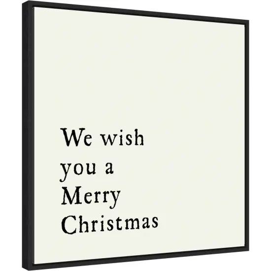 We Wish You by Amanti Art Portfolio Canvas Wall Art Print Framed Gold {5}