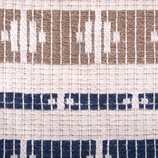 DII Navy Diamond Stitch Throw {2}