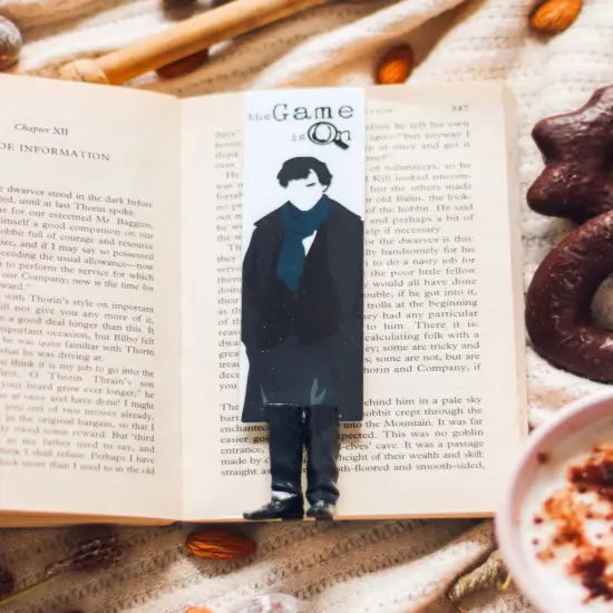Sherlock Holmes, Gift Unique Bookmark, Handmade Bookmark, Father Gift, Book Accessories for Friend {3}