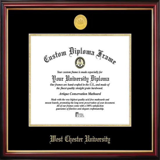 West Chester University Petite Diploma Frame {1}