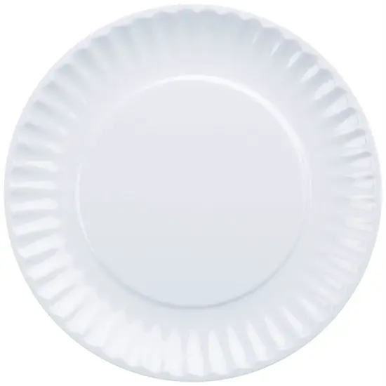 DII White Melamine Picnic Plate (Set of 12) {1}