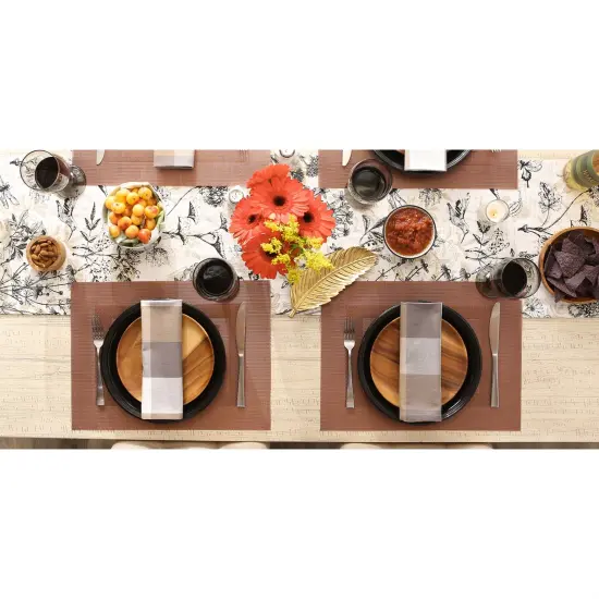 DII CinnamonPVC Doubleframe Placemat 6 Piece {5}
