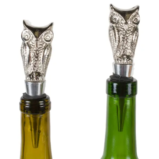 DII Silver Crown Bottle Stopper (Set of 2) {2}