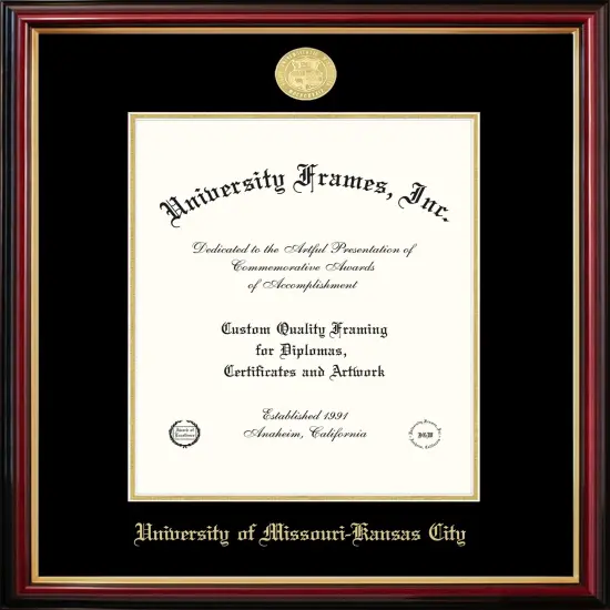University of Missouri, Kansas City Petite Diploma Frame {1}