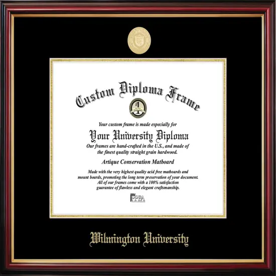 Wilmington University Petite Diploma Frame {1}