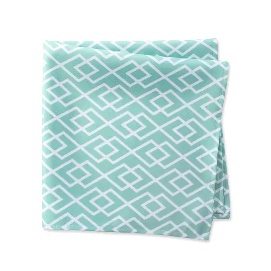 DII Nonwoven Polypropylene Cube Solid White Square(Set of 2) {2}