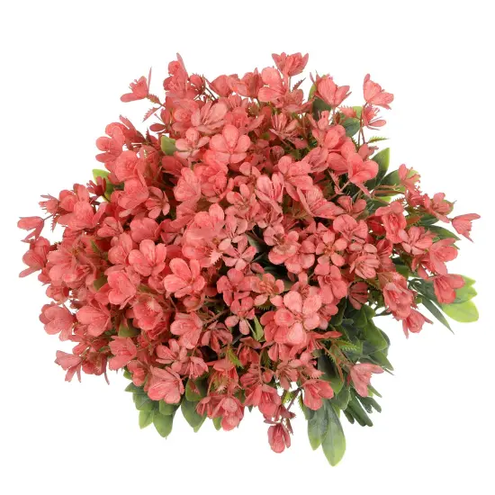 Grand Verde Wildflowers Artificial Flowers Real Touch Bouquets Faux Ranunculus Bulk Greenery, 10pcs Coral-Orange {11}