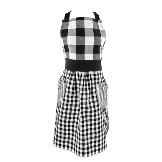 DII Black/White Gingham Apron {1}