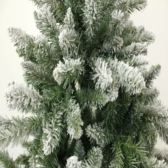 Perfect Holiday Alpine Spruce Artificial Christmas Tree {5}