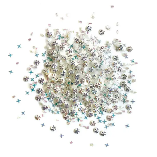 Buttons Galore Doo Dadz Embellishments, Flat Back Crystal Diamond Gems & Iridescent Sprinkles &ndash; Sassy {2}