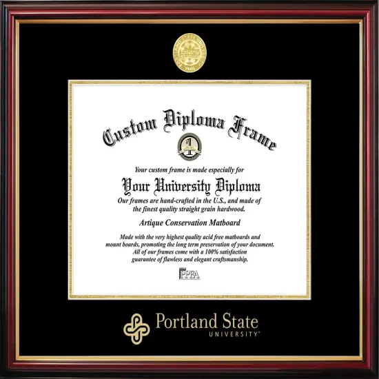 Portland State University Petite Diploma Frame {1}