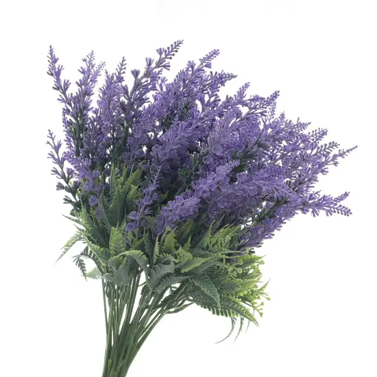 Grand Verde Lavender Artificial Flower Plants Real Touch Floral Shrubs Faux Purple Bouquets for DIY Home Decoration, Windowsill, Patio, Balcony, Wedding Party - 8pcs Bulk {2}