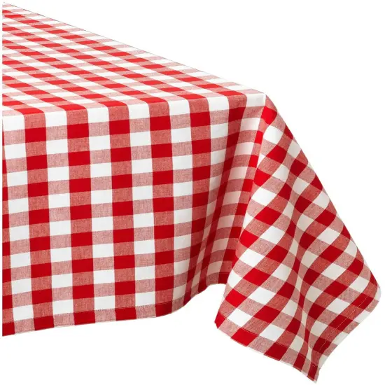DII Yellow/White Checkers Napkin (Set of 6) {1}