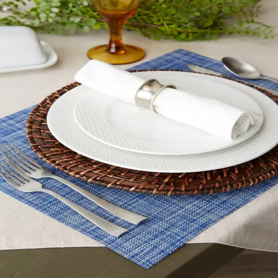 DII Stonewash Blue Buffalo Check Tablecloth {2}