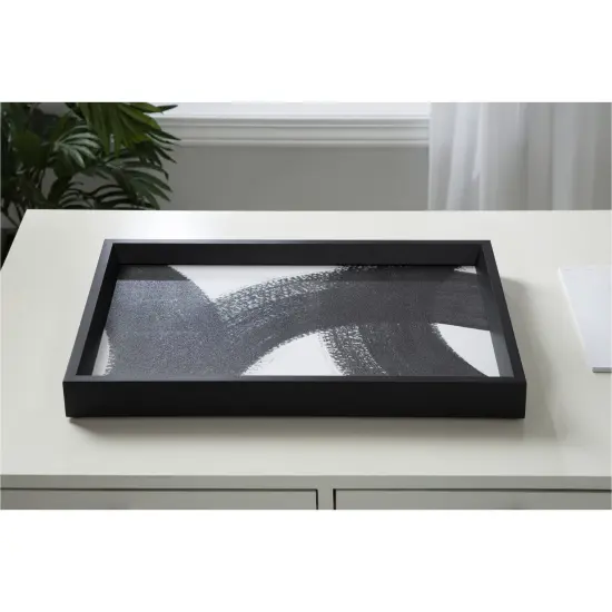 Amanti Art Decorative Wood Tray 13"x19" featuring 'Formation I' by Urban Road by Urban Road Framed Art Print {5}