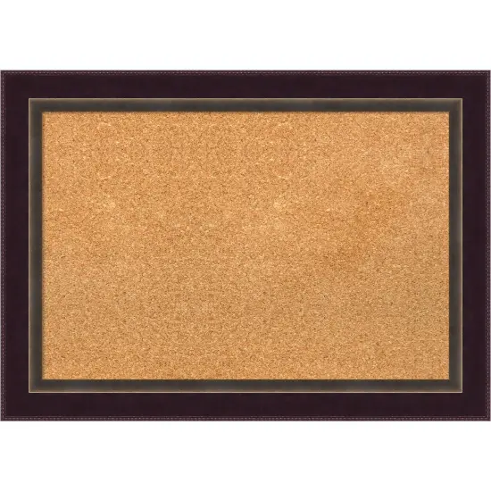 Cork Board, Signore Bronze Wood Frame - Bulletin Board, Organization Board, Pin Board {1}