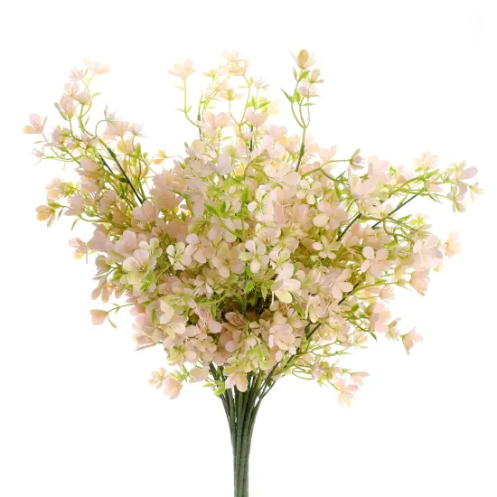 Grand Verde Forget-Me-Not Tall Artificial Flowers 29&rdquo; Long Stems Real-Touch Faux Bouquet, 5pcs Bundle Soft Pink {3}