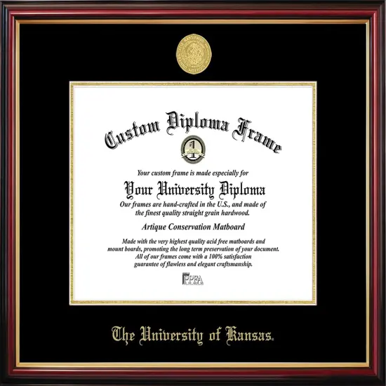 University of Kansas Petite Diploma Frame {1}