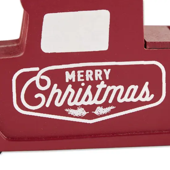 DII Christmas Tree Truck Tabletop Block Calendar {3}