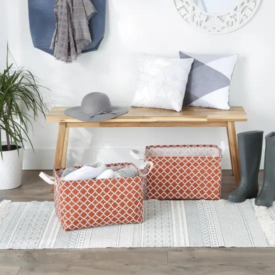 DII Stonewash Blue Large Oval Crochet Bath Mat {6}