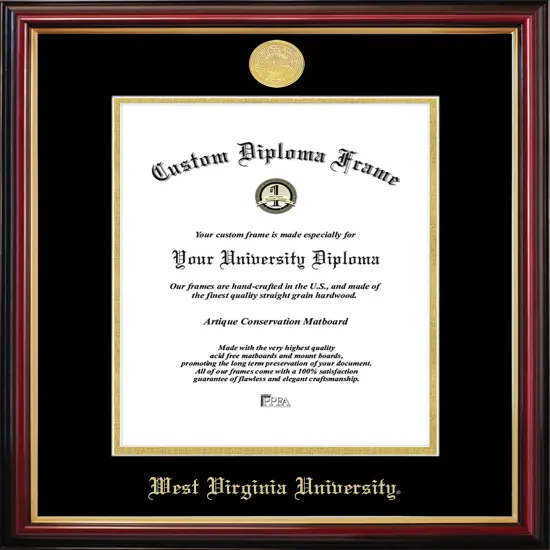University of West Virginia Petite Diploma Frame {1}