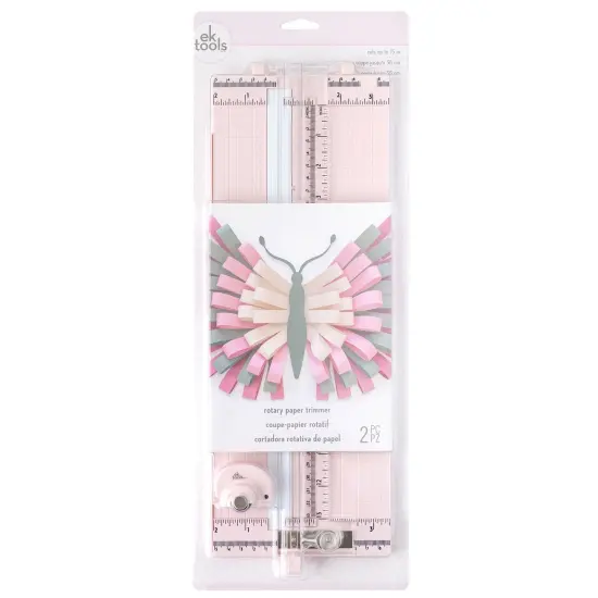 Rotary Paper Trimmer PINK EK Success 12&rdquo; X 5&rdquo; With Extension Arm 54000012 EK Tools {4}