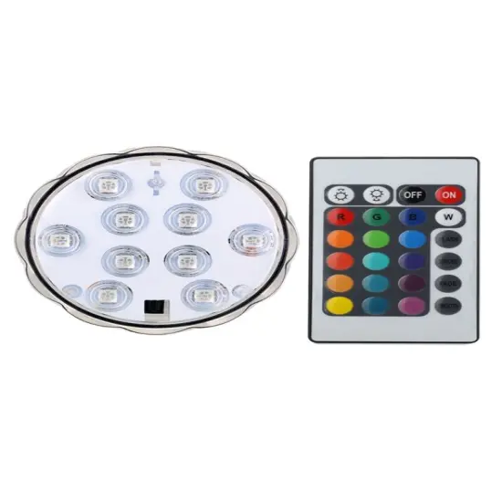 Perfect Holiday Submersible RGB Light with Remote {4}