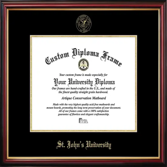 St. Johns University Petite Diploma Frame {1}