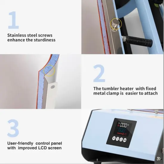 Craft Express Tumbler Heat Press - Perfect for Customizing up to 30oz Tumblers {2}