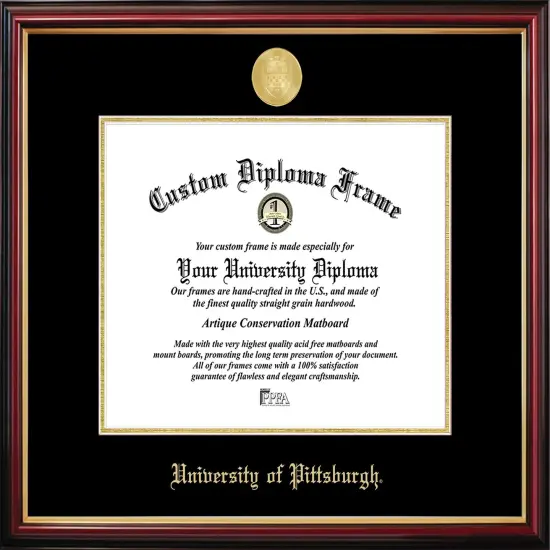 University of Pittsburgh Petite Diploma Frame {1}