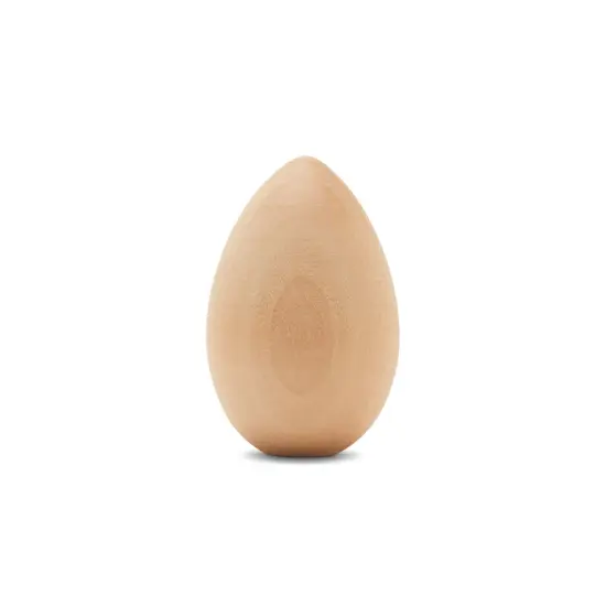 Wooden Eggs Unfinished Flat Bottom, Multiple Sizes Available, Craft Eggs & Easter Ornaments | Woodpeckers {8}