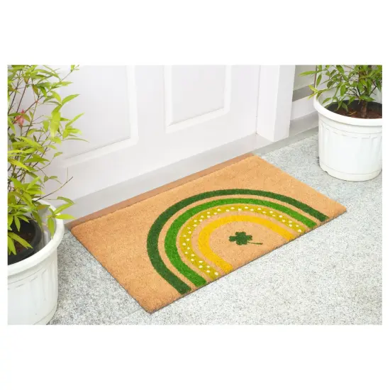 109231729 St. Patricks Rainbow Doormat {4}