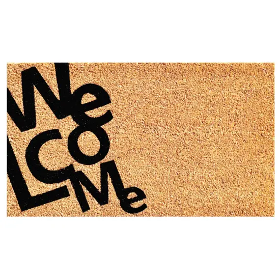 Angle Welcome Doormat Natural {1}
