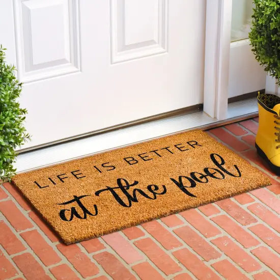 107111729 Life is Better at the Pool Doormat {3}