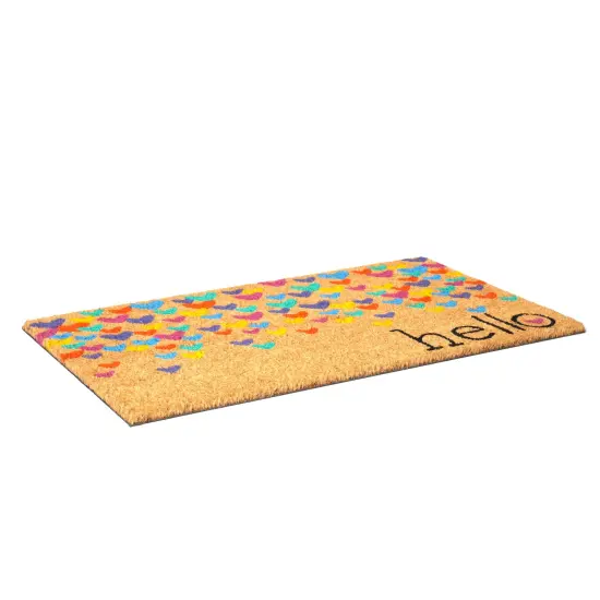 107261729 Colorful Hearts Doormat {3}