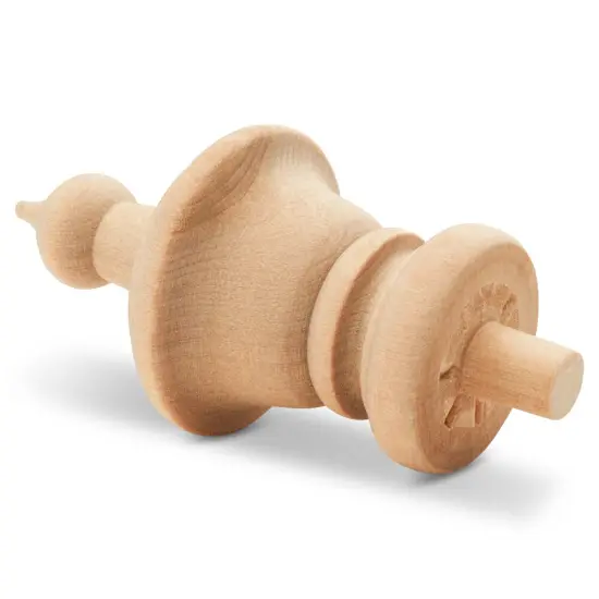 Wood Finials, 3-1/2 inch for Crafts, Bedposts, Flagpole, DIY Dcor |Woodpeckers {6}