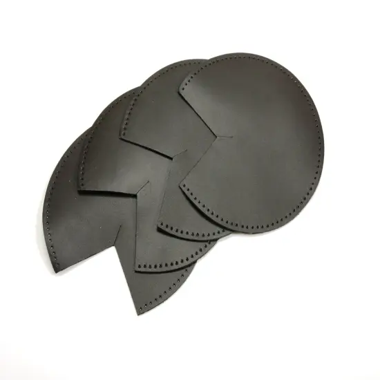 byhands Leather Patch for Bag Corner (5.1") Black {4}