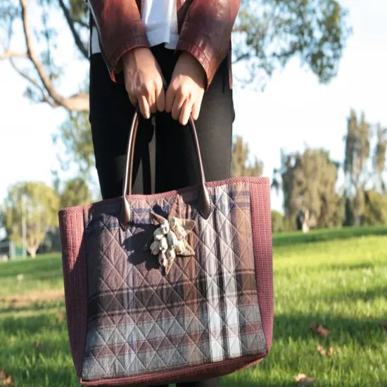 19.3" byhands Synthetic Leather Purse Handles, Bag Strap (32-4903-B) Brown {7}