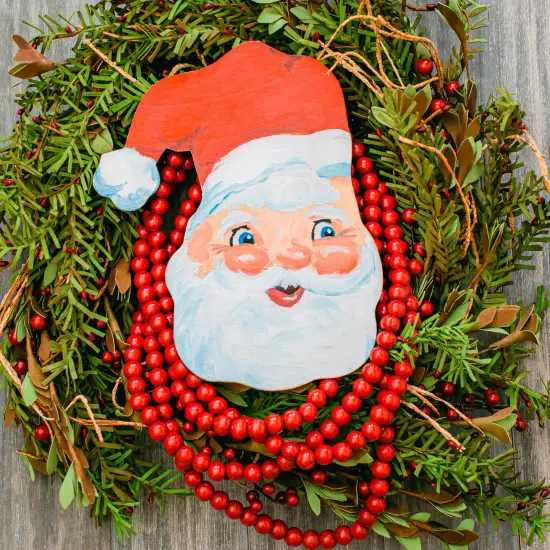 Wood Santa Cutout 10 inch Unfinished, Christmas Crafts & Dcor | Woodpeckers {3}