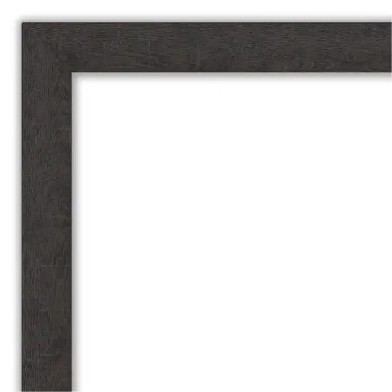 Amanti Art Non-Beveled Wall Mirror, Rustic Plank Espresso Narrow Frame Rustic Plank Grey Narrow Frame {9}