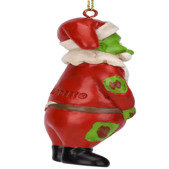 Zombie Santa Claus Christmas Ornament {4}