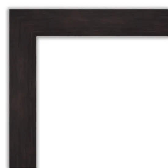 Amanti Art Non-Beveled Wall Mirror, Furniture Espresso Frame {3}