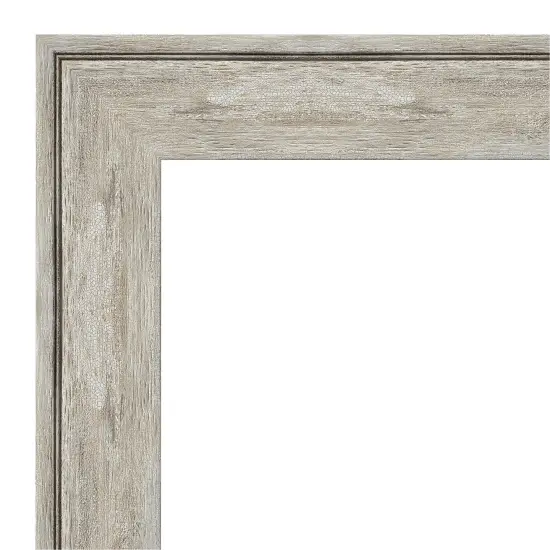 Amanti Art Non-Beveled Wall Mirror, Crackled Metallic Frame {3}