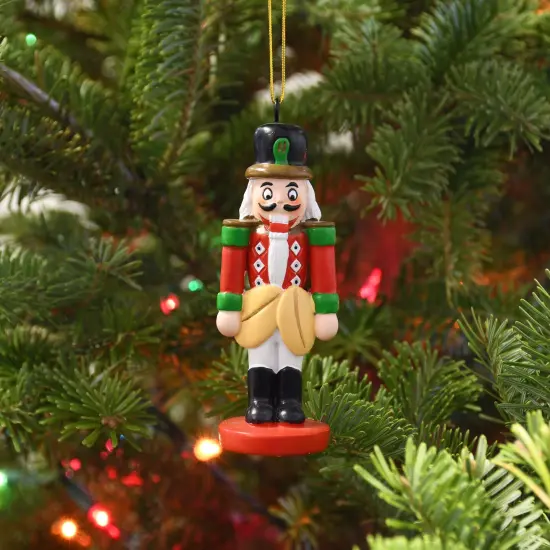 Funny Happy Nutcracker with Nuts Christmas Ornaments {6}