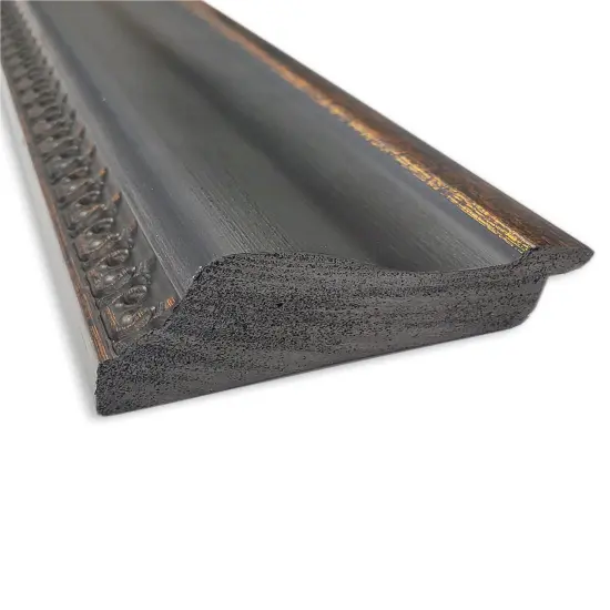 Petite Bevel Wall Mirror, Thomas Black Bronze Frame {2}